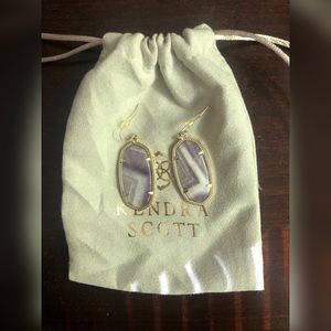 Kendra Scott Purple Elle Earrings